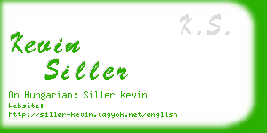 kevin siller business card